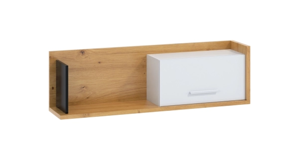 Obývací pokoj KNUT 3, dub artisan/bílá/černá, 5 let záruka