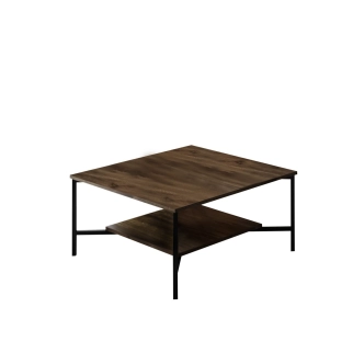 Obývací pokoj LINSOR, vlašský ořech/černá