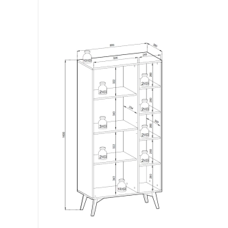 Obývací pokoj LOIS, eukalypt