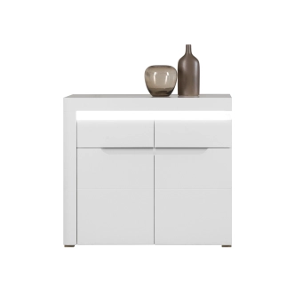 Obývací pokoj MANDOLIN 1, bílý vysoký lesk