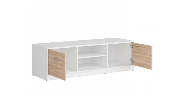 Obývací pokoj MARIONET, bílá/dub sonoma, 5 let záruka