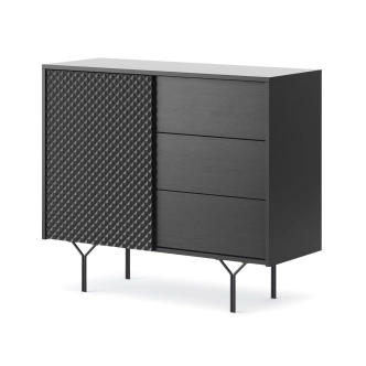 Obývací pokoj MOKIHANA, černý grafit