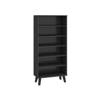 Obývací pokoj OSMAK 5, černá/bílý lesk, 5 let záruka