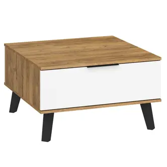 Obývací pokoj OSMAK 5, dub burgundský/bílý lesk