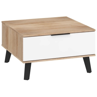 Obývací pokoj OSMAK 5, dub sonoma/bílý lesk