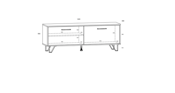 Obývací pokoj PRUDHOE 1, bílá/černý lesk, 5 let záruka