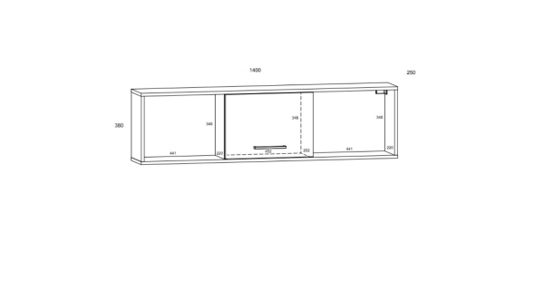 Obývací pokoj PRUDHOE 1, bílá/černý lesk, 5 let záruka