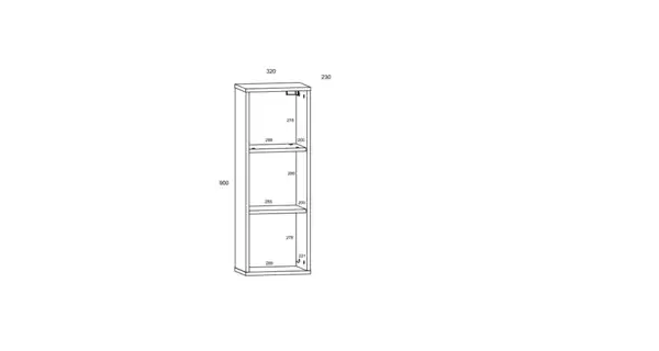 Obývací pokoj PRUDHOE 3, bílá/černý lesk