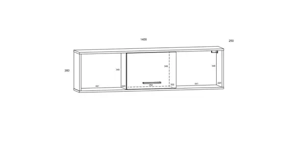Obývací pokoj PRUDHOE 4, bílá/černý lesk