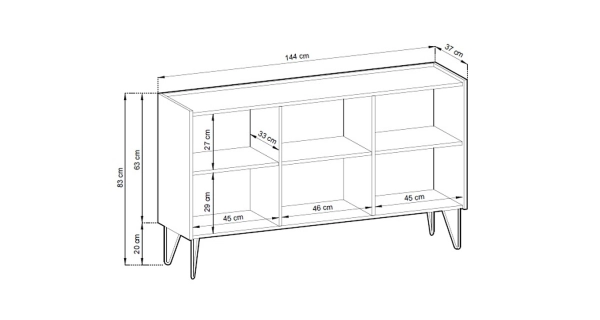 Obývací pokoj RAJKA, černá