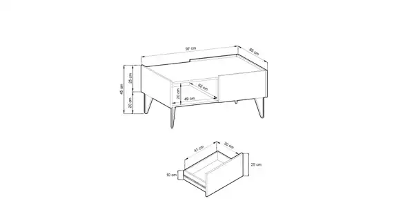 Obývací pokoj RAJKA, černá