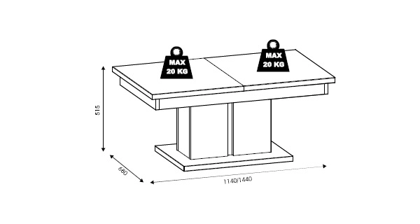 Obývací pokoj SIGOURNEY 4, bílá/černá/bílá vysoký lesk