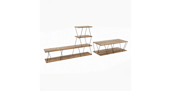 Obývací pokoj SOLRIS, borovice atlantská/černá