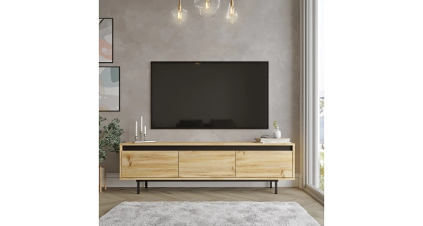 Obývací pokoj VALTON typ 1, dub/černá