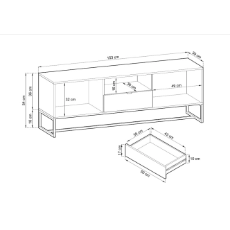 Obývací pokoj VEREL, dub artisan
