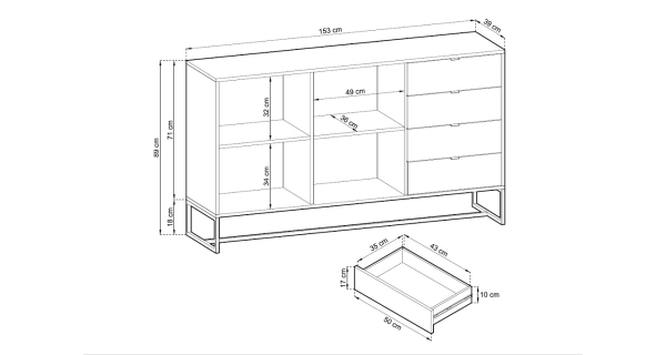 Obývací pokoj VEREL, dub artisan