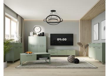 Obývací pokoj VOLRO, šalvěj, 5 let záruka