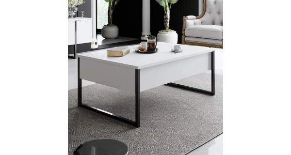 Obývací pokoj WELTRIS typ 1, bílá/černá