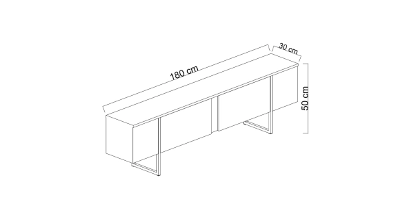 Obývací pokoj WELTRIS typ 1, vlašský ořech/černá