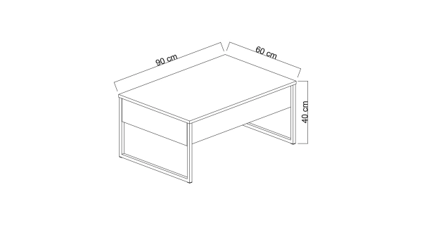 Obývací pokoj WELTRIS typ 1, vlašský ořech/černá