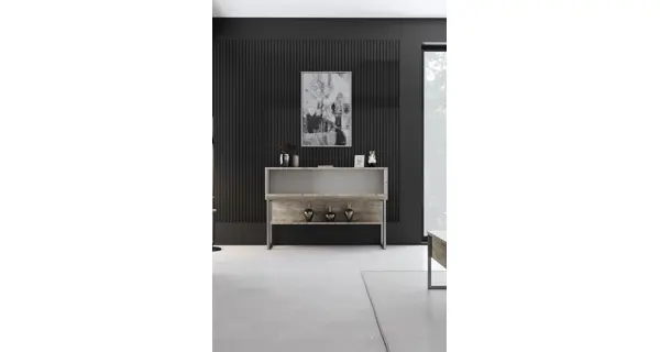 Obývací pokoj WELTRIS typ 2, travertin/stříbrná