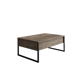 Obývací pokoj WELTRIS typ 3, vlašský ořech/černá