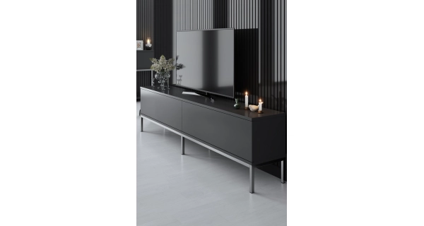 Obývací pokoj WINSON, antracit/stříbrná