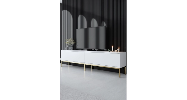 Obývací pokoj WINSON, bílá/zlatá