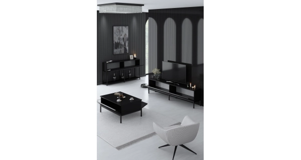 Obývací pokoj WINSON, černá