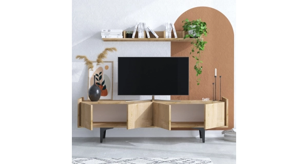 Obývací stěna ANTOINE, dub safírový