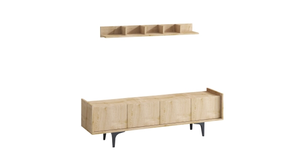 Obývací stěna ANTOINE, dub safírový