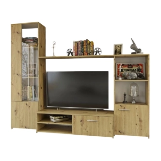 Obývací stěna BOURNE, dub artisan