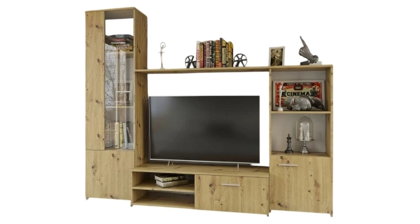 Obývací stěna BOURNE, dub artisan