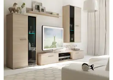 Obývací stěna BRIXTON, dub sonoma