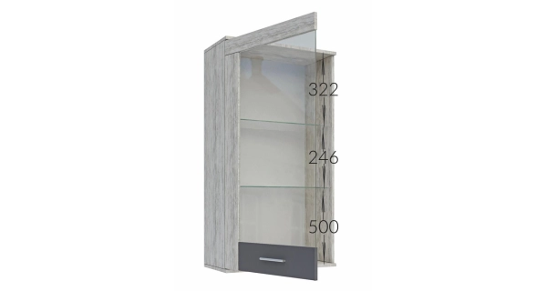 Obývací stěna COROPUNA, dub sonoma/wenge