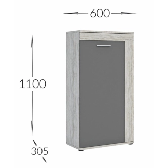 Obývací stěna COROPUNA, dub sonoma/wenge