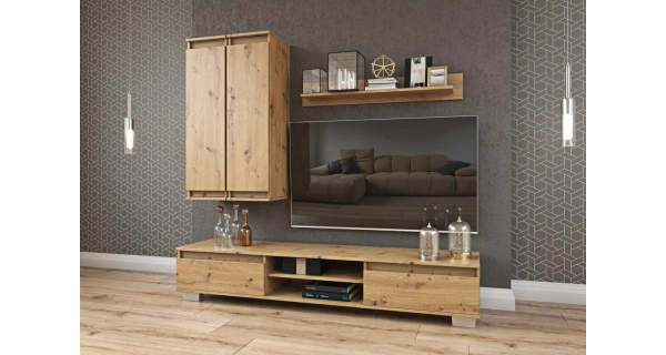 Obývací stěna FALLAX, dub artisan