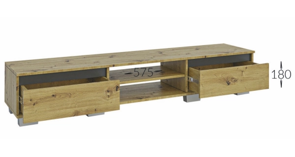 Obývací stěna FALLAX, dub artisan