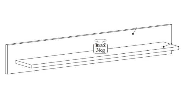 Obývací stěna FALLAX, dub artisan