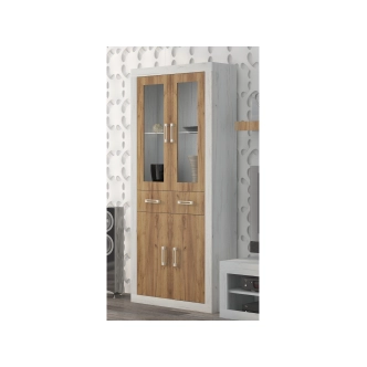 Obývací stěna GOUDINI 10, craft bílý/craft zlatý, 5 let záruka