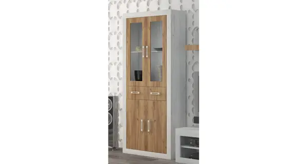 Obývací stěna GOUDINI 10, craft bílý/craft zlatý, 5 let záruka