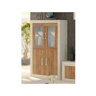 Obývací stěna GOUDINI 9, craft bílý/craft zlatý, 5 let záruka