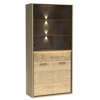 Obývací stěna IPPOLITO, dub hickory