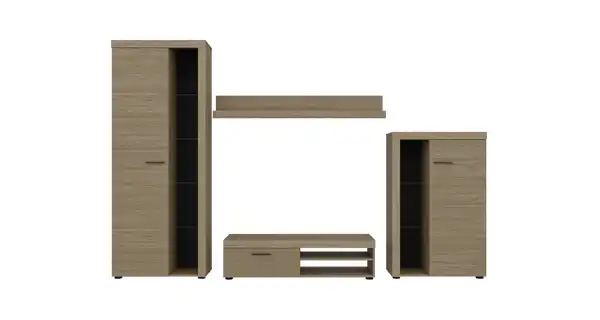 Obývací stěna KADEN, dub olejovaný