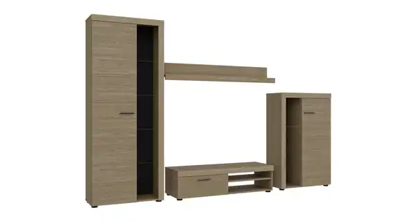 Obývací stěna KADEN, dub olejovaný