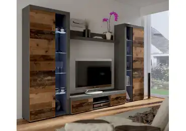 Obývací stěna KADEN XL, matera/old style