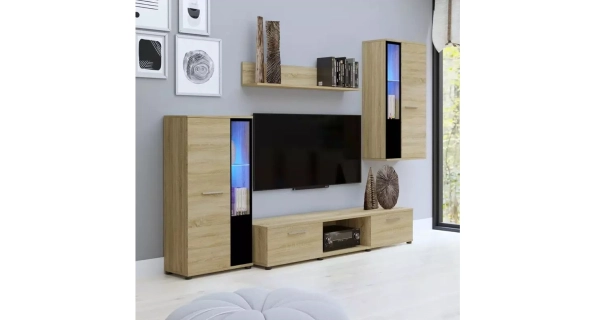 Obývací stěna MIWA, dub sonoma