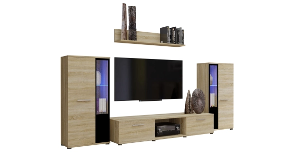 Obývací stěna MIWA, dub sonoma