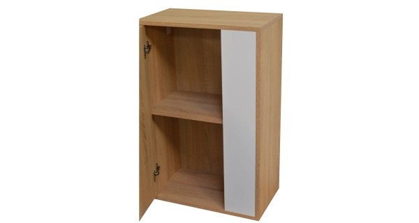 Obývací stěna NEJBY v barvě bílá/černá DOPRODEJ