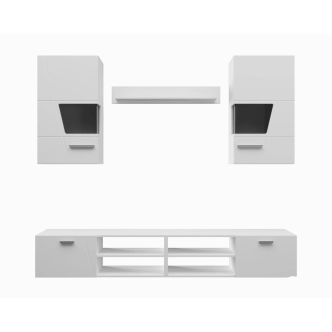 Obývací stěna RATUFA, bílá